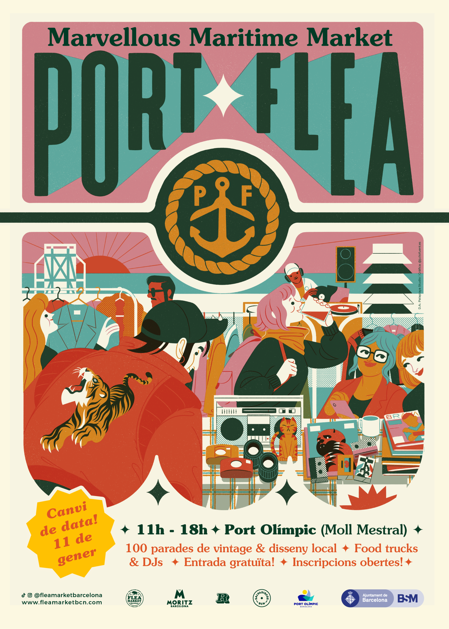 cartel_A3_PORT FLEA – 11ene26-RGB